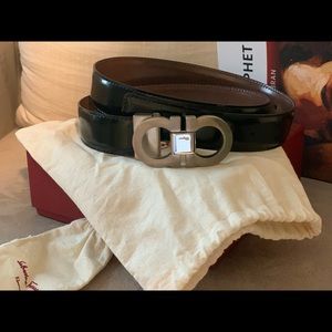 Salvatore Ferragamo Reversible Belt (34 in)